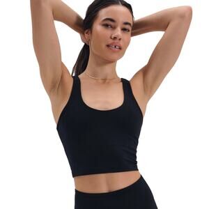 MATE Organic Stretch Racer Tank | Black | Small | NWT | Organic Cotton